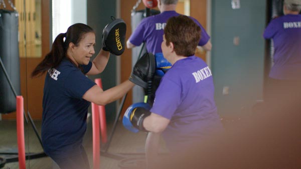 Boxing training