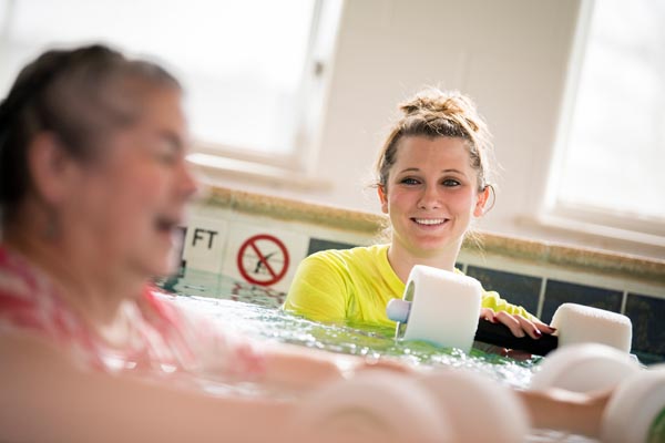 Aquatic therapy instructor